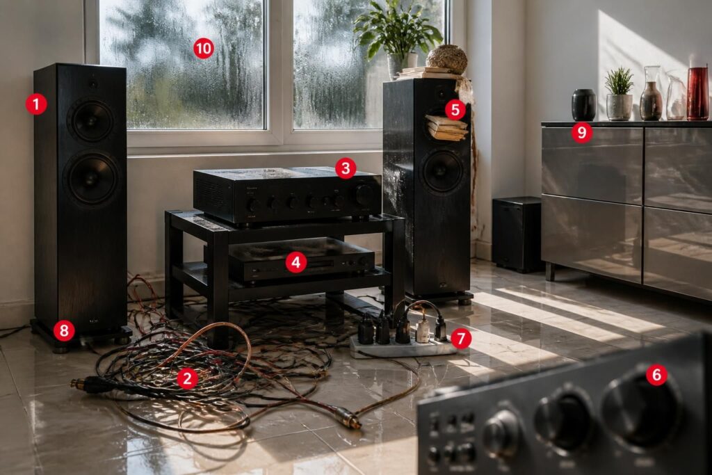 10 erreurs fréquentes qui dégradent le son de votre installation hi-fi