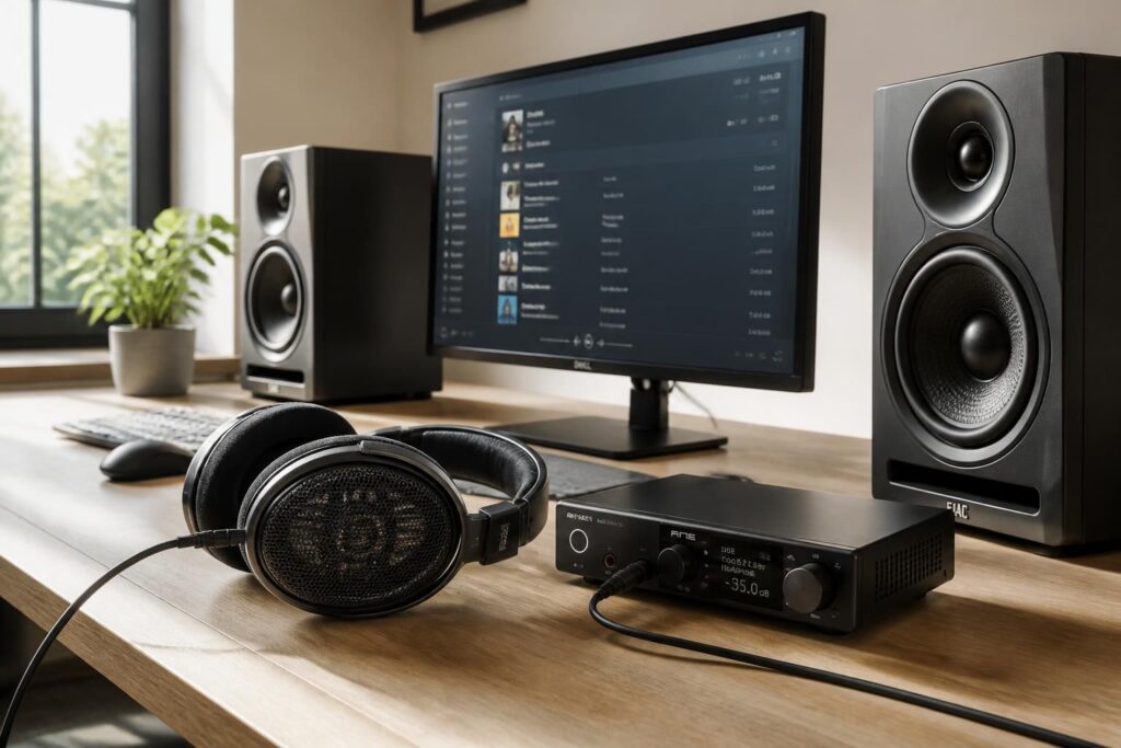 découvrez comment bien équiper votre pc en audio avec un casque, un dac ou des enceintes de bureau pour une qualité sonore optimale.