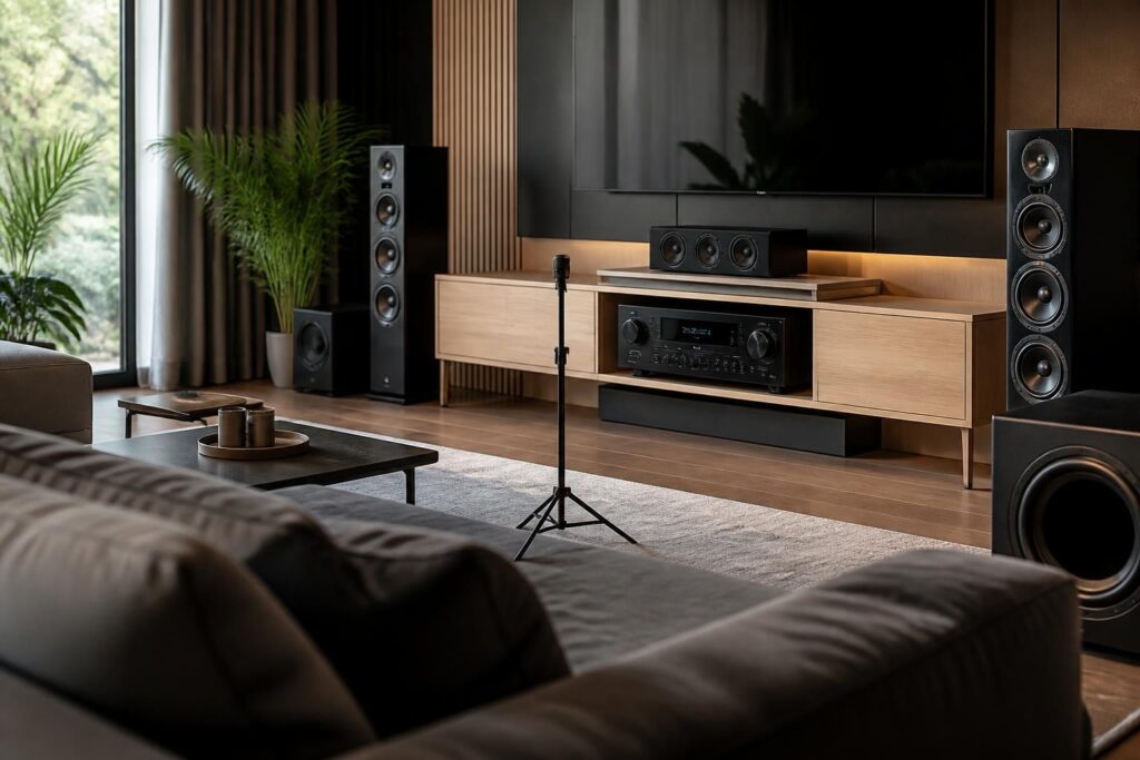 apprenez à calibrer automatiquement votre ampli home-cinéma avec des technologies comme audyssey pour optimiser le son et profiter d'une expérience audio immersive.