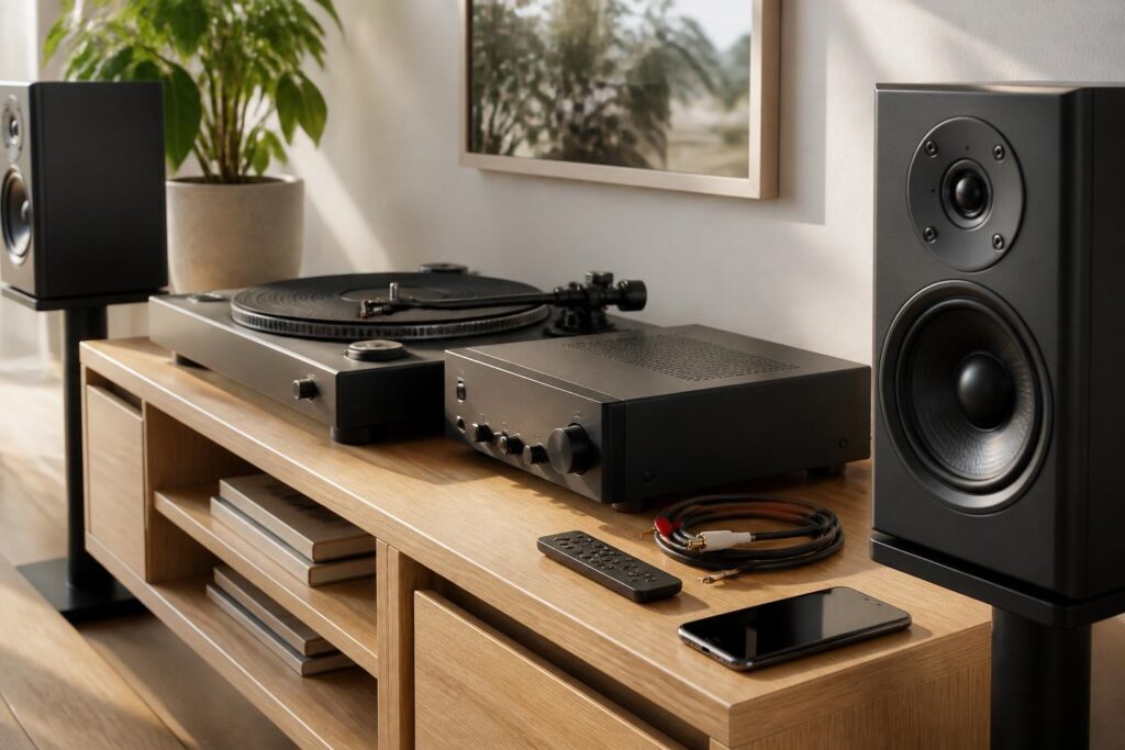 découvrez notre guide débutant pour composer votre première chaîne hi-fi sans vous ruiner. conseils pratiques et astuces pour un son de qualité à petit prix.