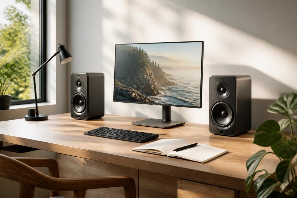 découvrez comment bien choisir vos enceintes de bureau pour une écoute optimale à courte distance. conseils et astuces pour un son clair et immersif sur votre espace de travail.