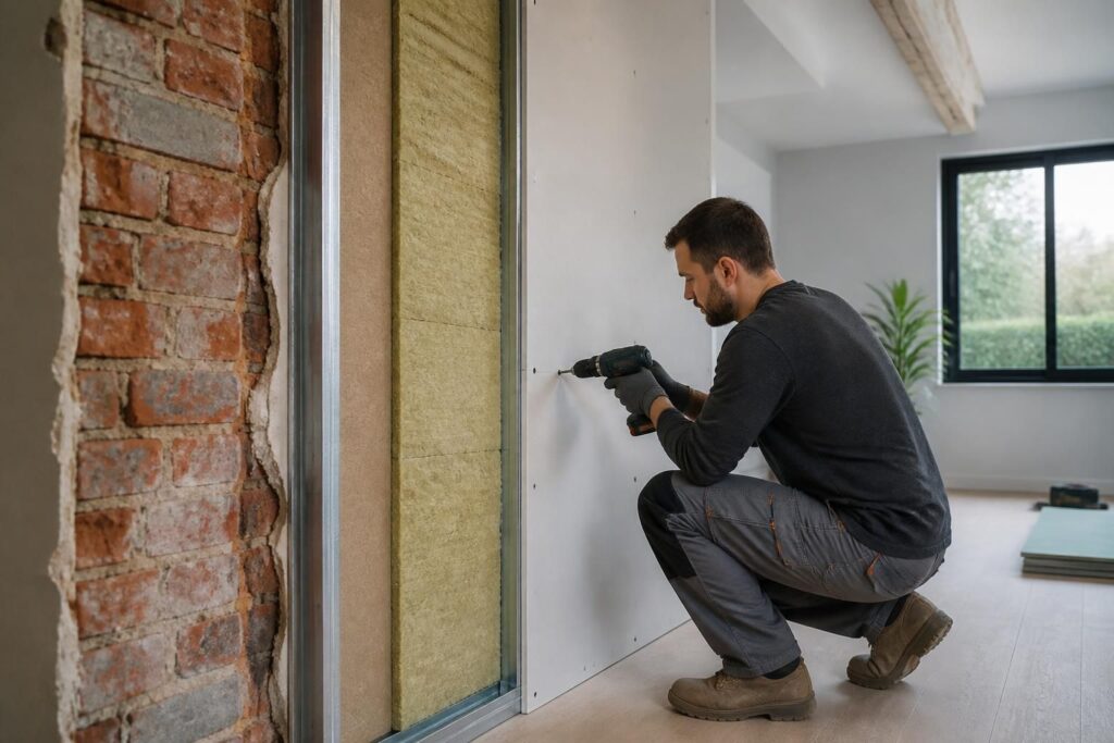découvrez les exigences 2024 et 2025 pour la norme d'isolation des murs intérieurs et assurez une rénovation conforme, efficace et performante de votre habitation.
