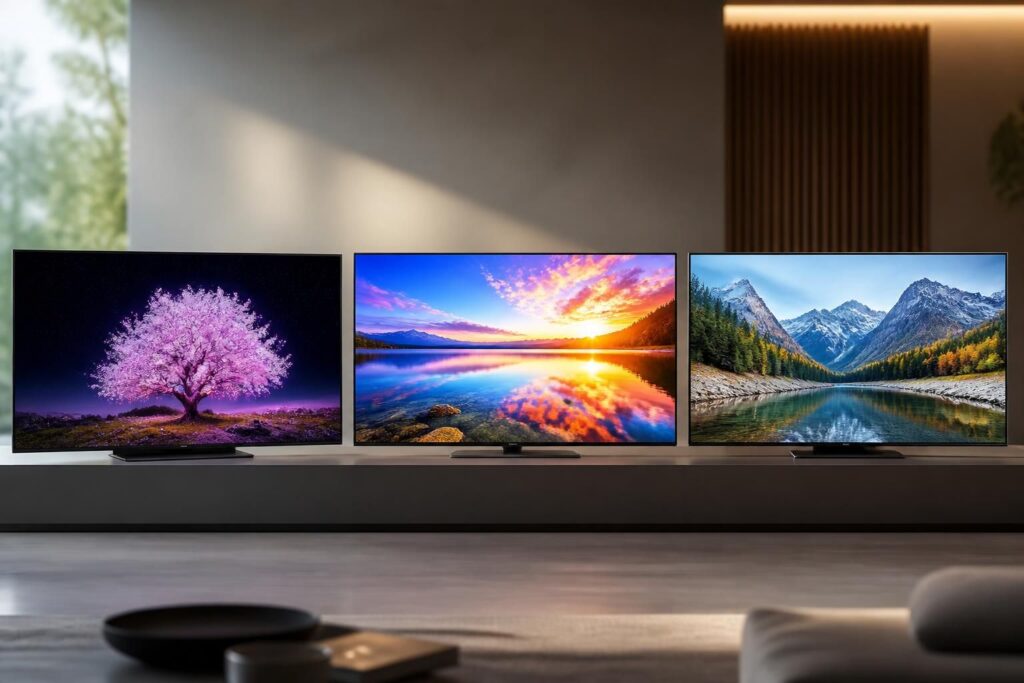 découvrez les différences entre les technologies de tv oled, qled et mini-led en 2026 pour choisir l'écran qui correspond le mieux à vos besoins.