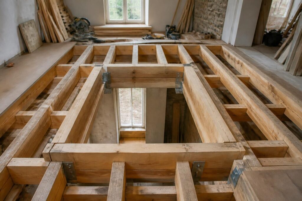 Chevêtrement : définition et rôle dans la construction et rénovation