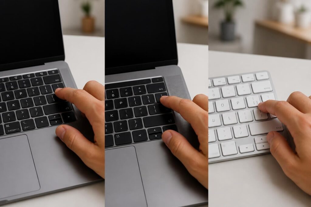 découvrez comment repérer et utiliser le crochet clavier sur mac, adapté à différents modèles et dispositions pour optimiser votre saisie.