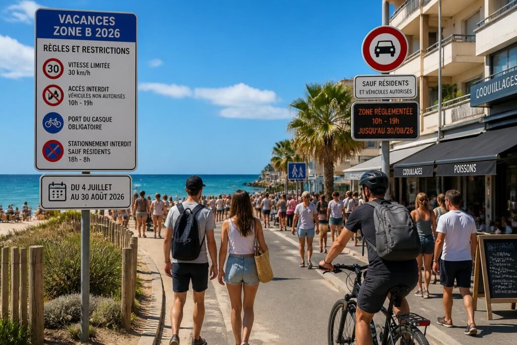Zone B vacances 2026 : tout savoir sur les règles et restrictions à venir