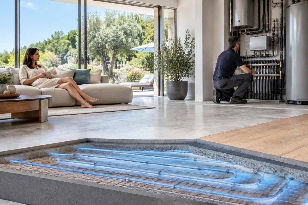 découvrez le fonctionnement du plancher rafraîchissant, ses avantages et ses limites, ainsi que notre avis sur les solutions disponibles sur le marché.