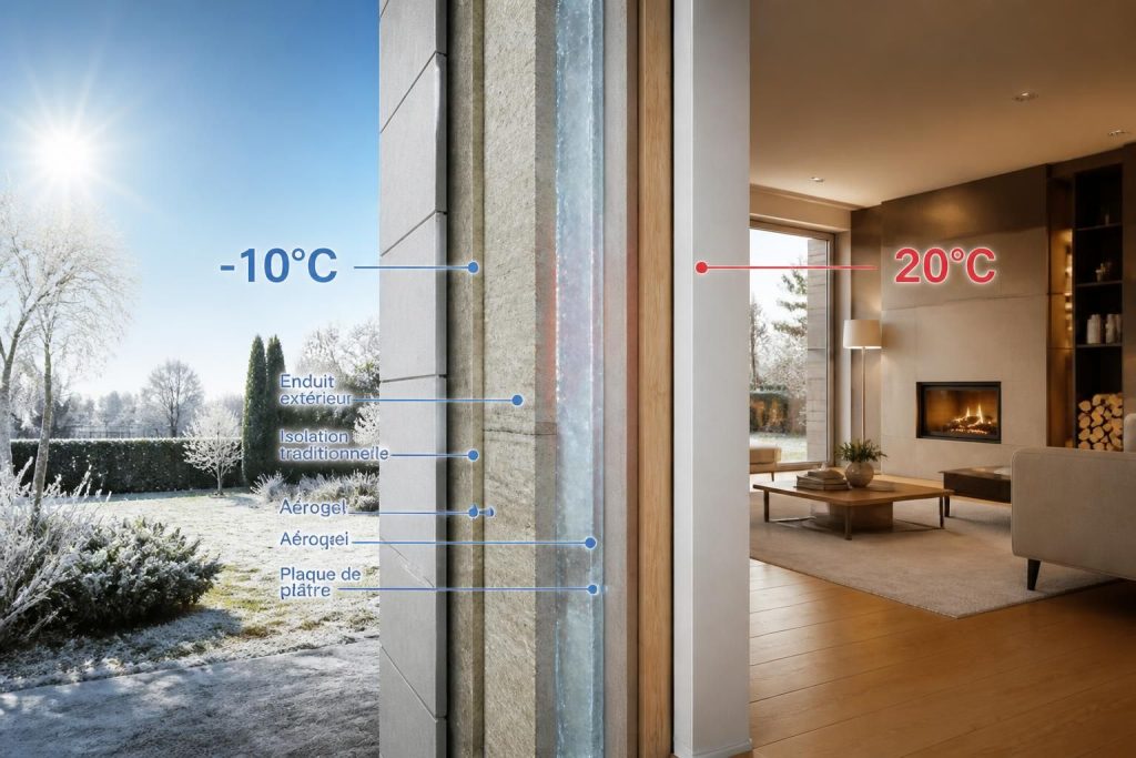 découvrez l'aerogel, un matériau innovant d'isolation thermique, idéal pour améliorer le confort et l'efficacité énergétique de votre maison.