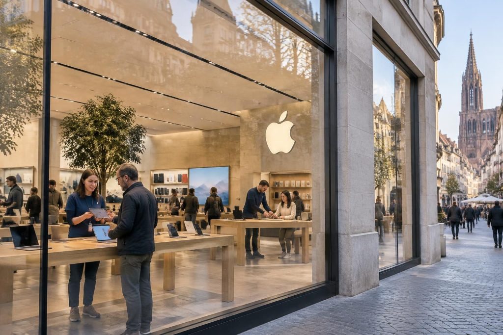 Apple Strasbourg : horaires, prise de rendez-vous et services disponibles