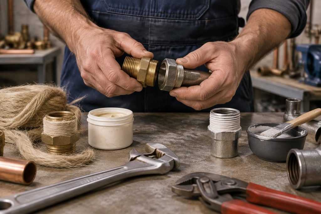 Pâte à filasse ou pâte à joint : quelle solution pour vos travaux de plomberie ?